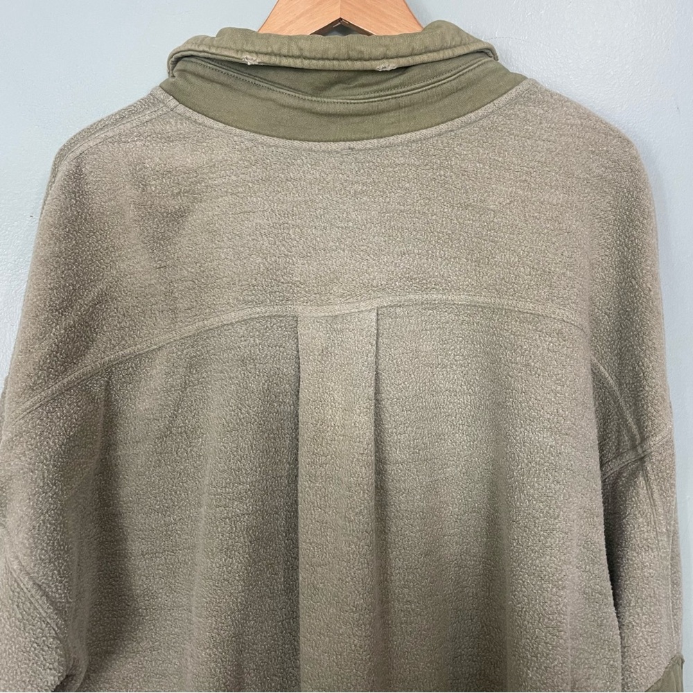 Free People Ruby Shirt Jacket In Jaded Green Button Down Women’s Size Large - Picture 9 of 12